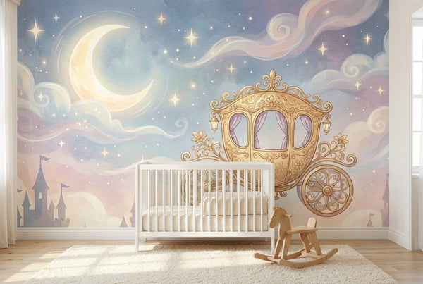 Papier peint mural Carrosse Royal sous les Étoiles