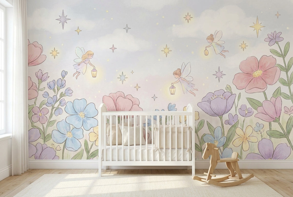 Papier peint mural Fées du Jardin Étoilé