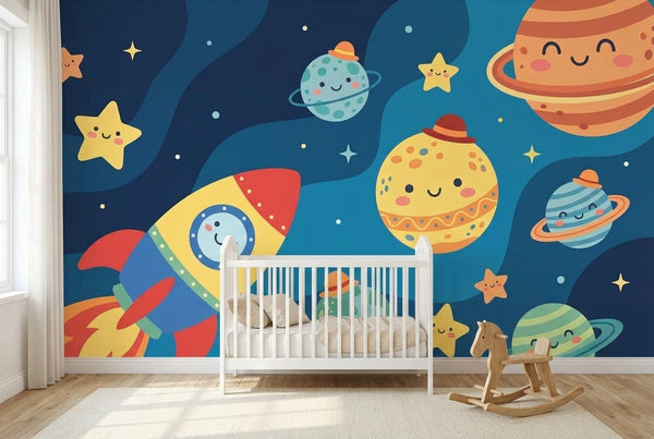 Papier peint mural Fusée vers les Étoiles