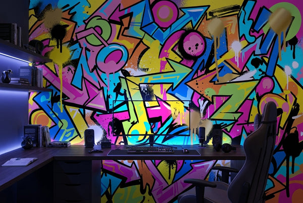 Papier peint mural Explosion Graffiti