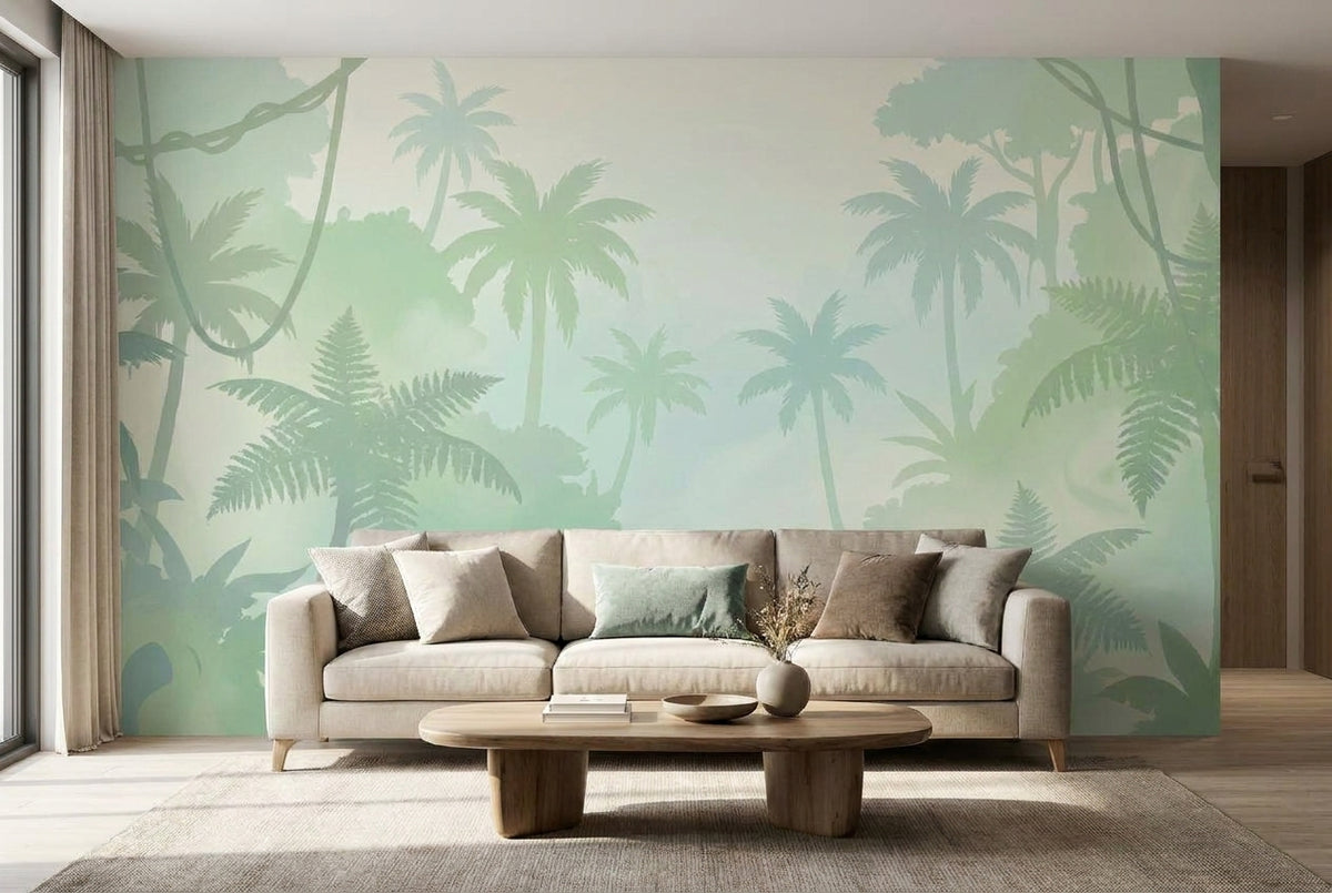 Papier peint mural Jungle Brume